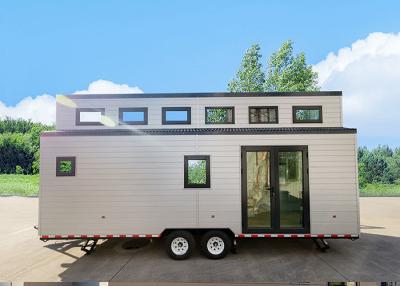 China AS/NZS Standard Prefab Light Steel Prefab Tiny House Featuring Metal PU Sandwich Panel Wall And Trailer for sale