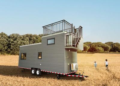 China Compact Modular Home Prefabricated Tiny House On Wheels For Mobile Living In USA for sale