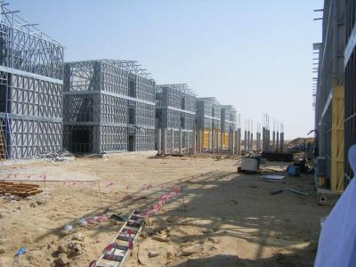 China Steel Frame Apartment Building / Typhoon Resistance Prefabricated Apartment for sale
