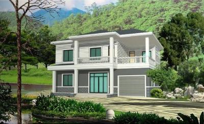 China Energy Saving Affordable Prefab House Steel Structure Villa Prefabricated Villas for sale