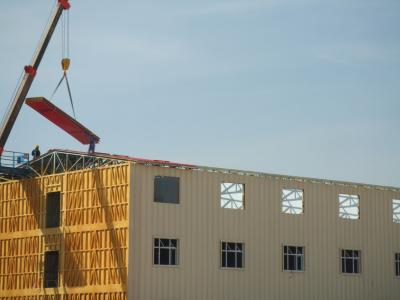 China Light Steel Prefabricated Apartment Buildings , Snow Resist Portable House for sale