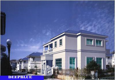 Cina Villa prefabbricata di stile europeo d'acciaio leggero/multi costruzione prefabbricata del piano in vendita