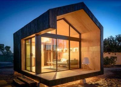 China Cuadro de acero ligero Prefabricado Jardín Studio House Kits Ahorro de costos pequeñas cabañas para Airbnb en venta