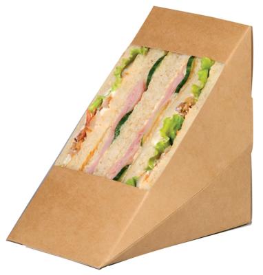 China Matt Lamination Firm Light Sandwich Paper Box 4.8''X4.8''X2.8'' With Window for sale
