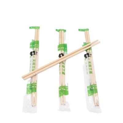 China Customized Logo Round Disposable Bamboo Chopsticks 240mm*4.8mm for sale