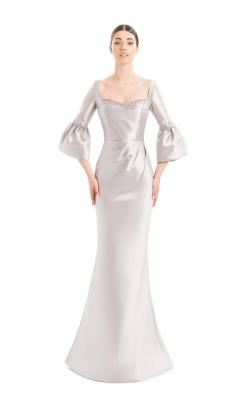 China Beaded Sweetheart frac34 Sleeve Mother Gown with Natural Waistline and Elegant Style for sale