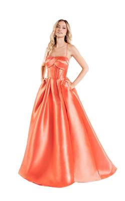 China European Style Sleeveless Backless Satin Square Neckline High Slit Pocket Long Ball Gown Quinceanera Dress for sale