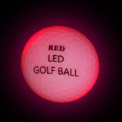 China Red led golf ball &flashing ball for sale