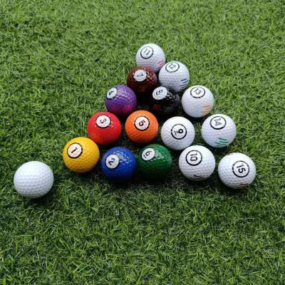 Chine mini golf ball low bounce golf ball with two pieces  mini golf ball putter ball putting ball billiard ball à vendre