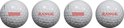 Chine Balles de golf de gamme en deux pièces avec deux cordes, balles de golf de gamme, balle de golf de gamme avec deux pièces à vendre