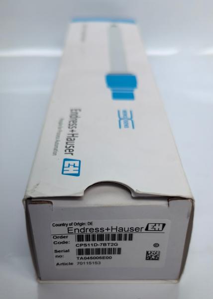 Quality 120mm Endress Hauser Ph MeterDigital PH Sensor Orbisint CPS11D-7BA2G CPS11D for sale