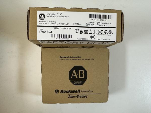 Quality White Allen Bradley Compact Logix Right End Cap 1769-ECR for sale