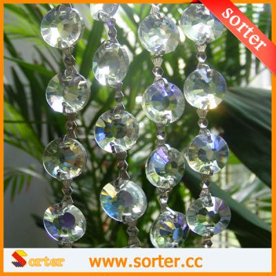 China Crystal bead curtain for wall & doorway decoration for sale