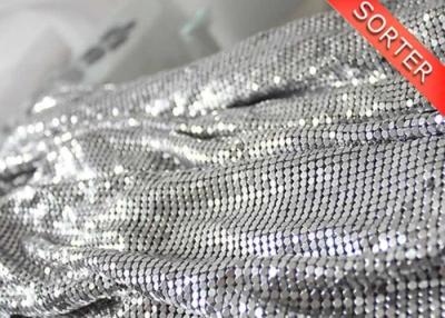 China Silver metal sequin cloth for sale