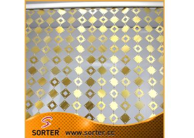 China Gold color metal panel curtain for sale