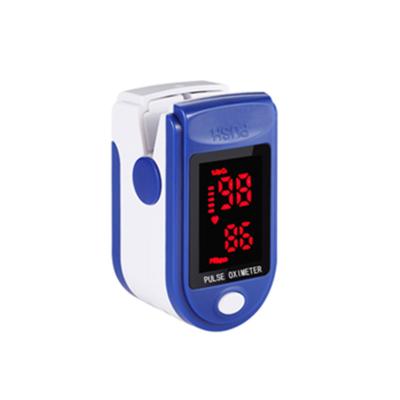 China LED Fingertip Pulse Oximeter SpO2 Blood Oxygen Saturation Measurement Batteries Lanyard for sale