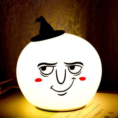 China Pumpkin Lantern Led Night Mini USB Led Light For Festival Atmosphere Halloween 1200mAh for sale
