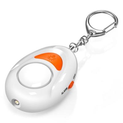 China 125 DB LED Personal Keychain Alarm Egg Shape LR44*3pcs For Children for sale