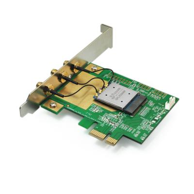 China Desktop Wireless Network Adapter Card 802.11ax BT5.2 WiFi 6E PCI Express Card For Win10 for sale