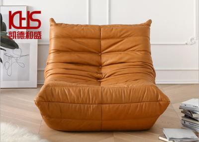 Chine Orange Lazy Sofa Toast Tatami Balcony Window Holly Velvet Lounge Chair à vendre