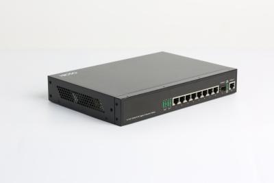 China Industrial HiOSO CAT5: 100M PoE+ Switch 10 Ports With CCC Approval for sale