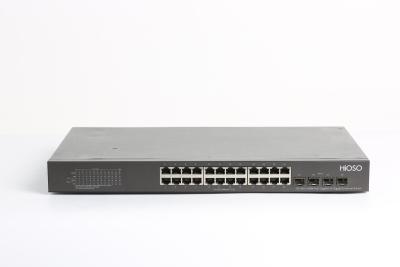 China 24 PoE Port 4 10G SFP Port POE Switch , Power Over Ethernet Switch for sale