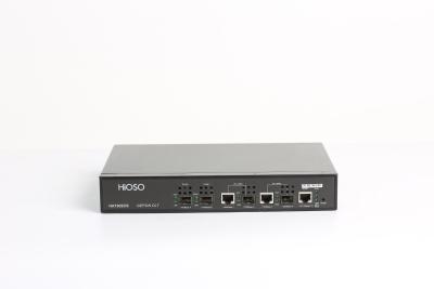 China HiOSO 2 Pon EPON OLT Support SNMP Management Mini Size Compatible With FTTX ONU for sale