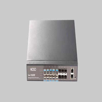 China Interruptor portuário do núcleo da fibra do gigabit 16, interruptor da fibra da certificação do CCC do interruptor de único modo à venda
