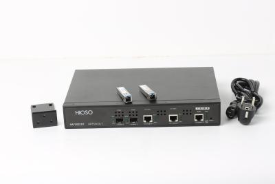 China HiOSO Pizza Box Metal Epon Olt 2 Ports Standalone 2 PON OLT Optical Line Terminal for sale