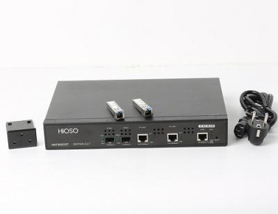 China HiOSO HA7302CST Epon Olt 2 move 2 Pon Olt com os 2 1:128 do apoio dos módulos Px+++ de SFP compatíveis à venda