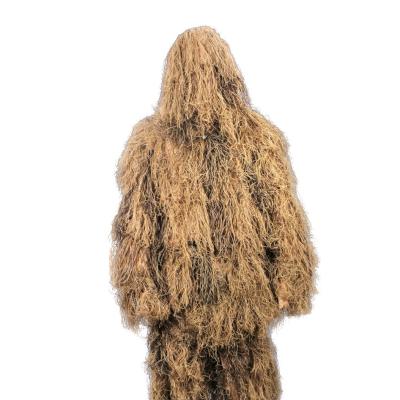 China Adult Sniper Camouflage Suit Durable Hunter Ghillie Suit 100% Polyester for sale