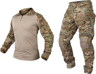 China Paño impermeable de la tela escocesa de la camisa del combate de Multicam del Ejército de los EE. UU. resistente al fuego en venta