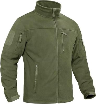 China Double Zipper Military Fleece Tactical Jacket Breathable Sustainable for sale