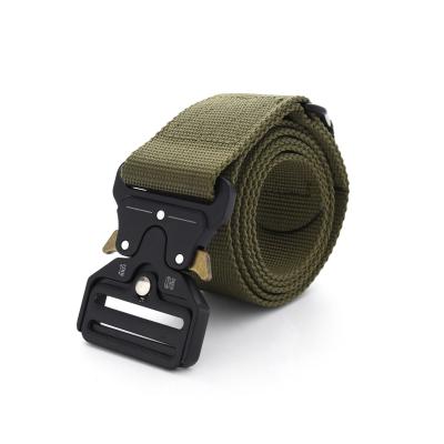 China 125*3.8 Outdoor Tactical Belt Combat Webbing Multicolor Polyester for sale