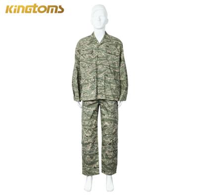 China BDU American Tiger Camoulfage Plaid Fabric Army Combat Uniform for sale