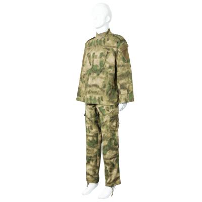 China ACU Green Ruins Camoulfage Plaid Fabric Army Combat Uniform Suit for sale