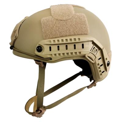 China PE Aramid Khaki Fast NIJ IIIA Ballistic Helmet US Army Combat for sale