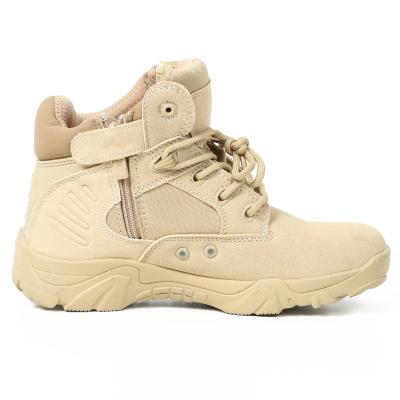 China Breathable Waterproof Low Cut Tactical Boots With Zipper Oil Resistant for sale