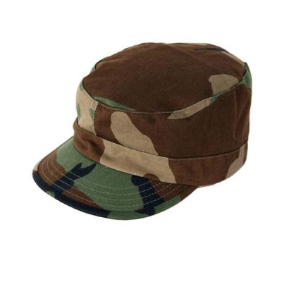 中国 綿ポリエステルBDUパトロールの帽子の強い単一層構造が付いている軍のカーモの帽子 販売のため