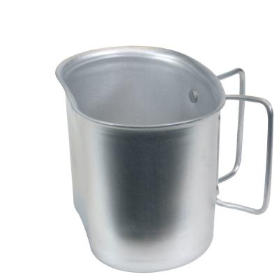 China Aluminum GI Style Military Canteen Kit Cup 24oz 9.5cm High for sale