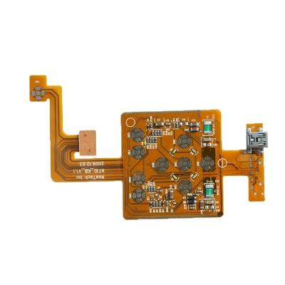 China 1.6mm Double Sided Copper Clad PCB Board ENIG Flex Circuit Board for sale