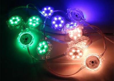 China 40mm  Rgb Rgbw Permanent Christmas Track Lights  IP68 Holiday Lighting Pixel Modules Point Light for sale