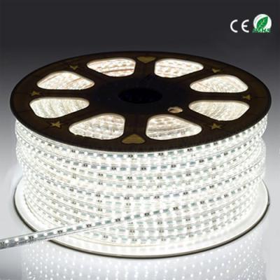 China 3528 60 Led High Voltage LED Strip Light , Indoor Bright White LED Rope Light for sale