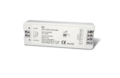 China Constant Voltage Programmable LED Light Controller 3 Channels With High Efficiency for sale