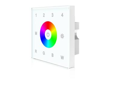 China PWM LED Light Controller Touch Screen Panel Switch For RGB / RGBW Led Light T3 for sale
