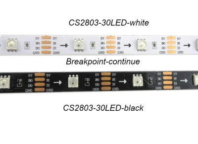 China CS2803 Black Digital LED Strip Lights Customized Length For Libraries / Hospitals for sale