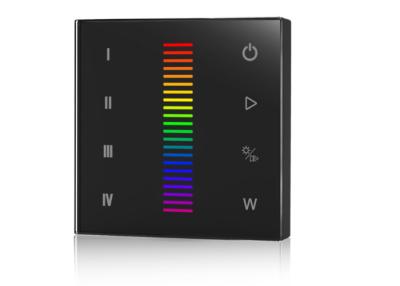 China RGB / RGBW DMX LED Wall Controller , 2.4G RF Wireless Remote Led Controller for sale