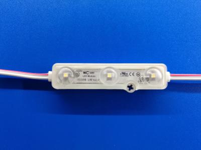 China Seamless Sealing Injection LED Module Lights 1.2W 3 LEDS Waterproof For Channel Letter for sale