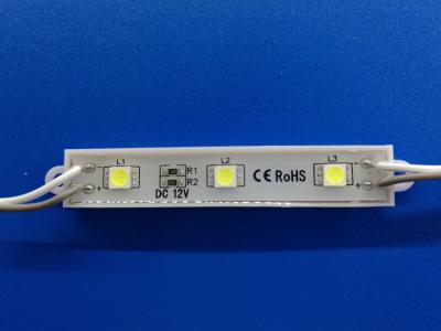 China Epoxy Resin Type 5054 3 LED Module 12 Volt , Waterproof LED Module For Signboard for sale
