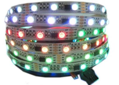 China Programmable Magic RGB Digital LED Strip Lights Full Color Chasing Rope DC12V for sale